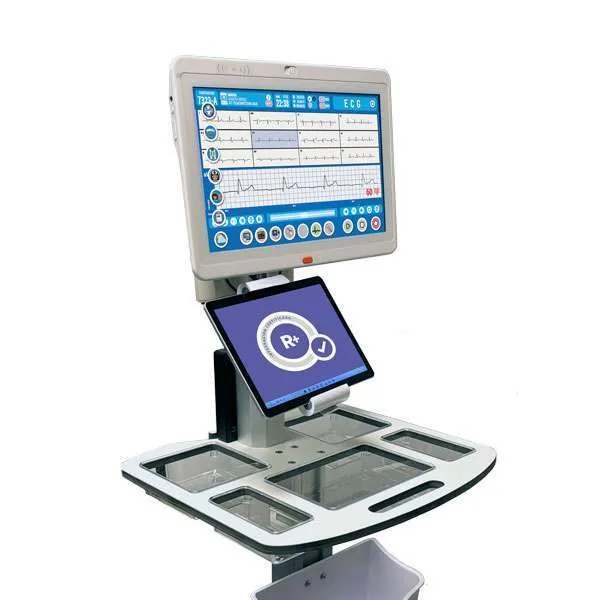 Carro de telemedicina para uso en residencia de ancianos o enfermeria