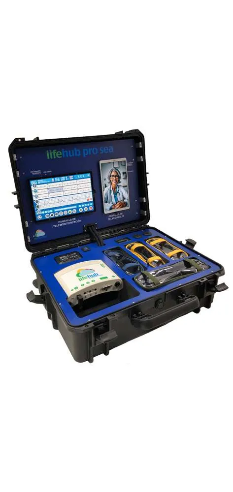 maritime luft- und raumfahrt telemedizinische station lifehub