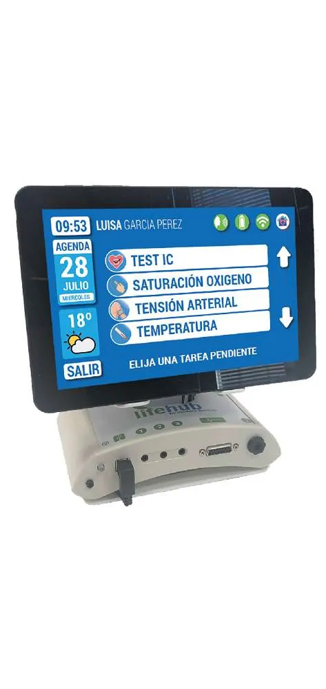 station de télémédecine Lifehub à domicile