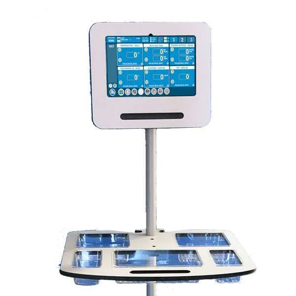 Carro de monitorizacion de constantes vitales para uso hospitalario y de medicina